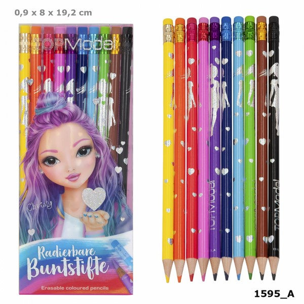 TOPModel Erasable Coloured Pencils