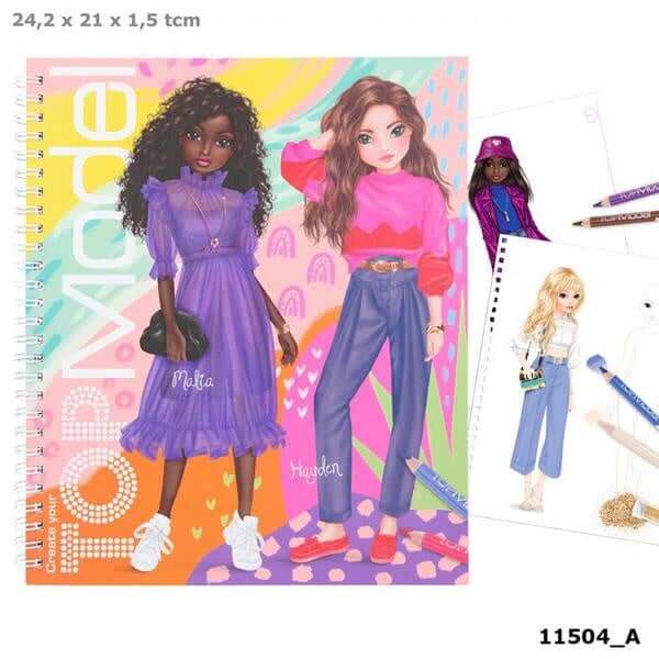 TOPModel Fashion Design Book - Malia & Hayden