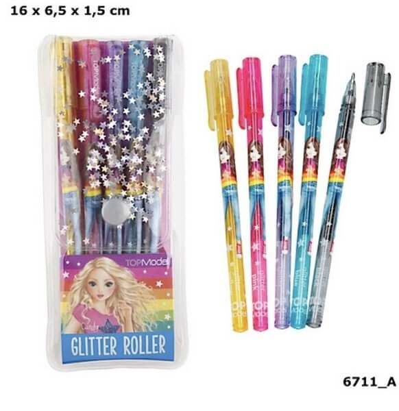 TOPModel Glitter Roller Gel Pen Set
