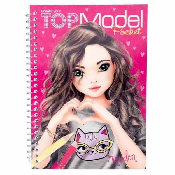 TOPModel Pocket Colouring Book