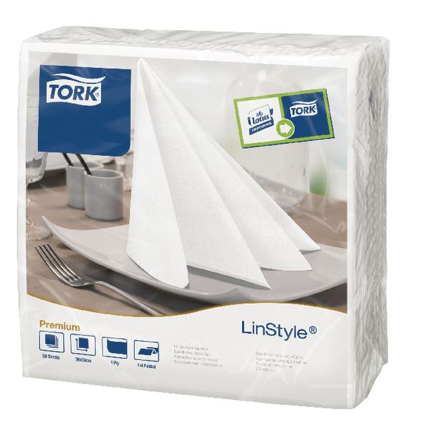 Click to view product details and reviews for Tork Linstyle Dinner Napkins Wht P50 Sca04735.