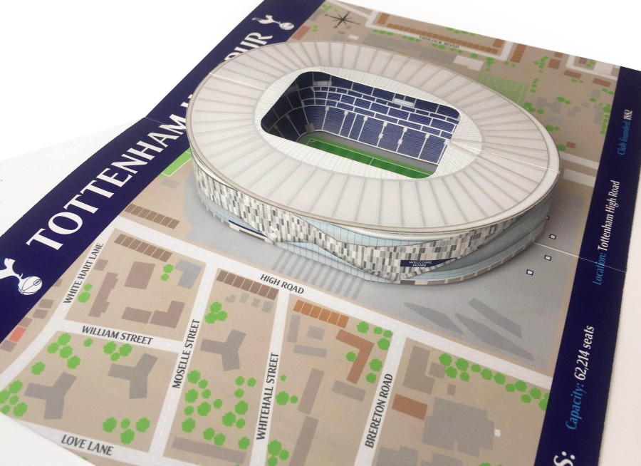 Tottenham Hotspur Fc White Hart Lane Stadium Pop Up Card