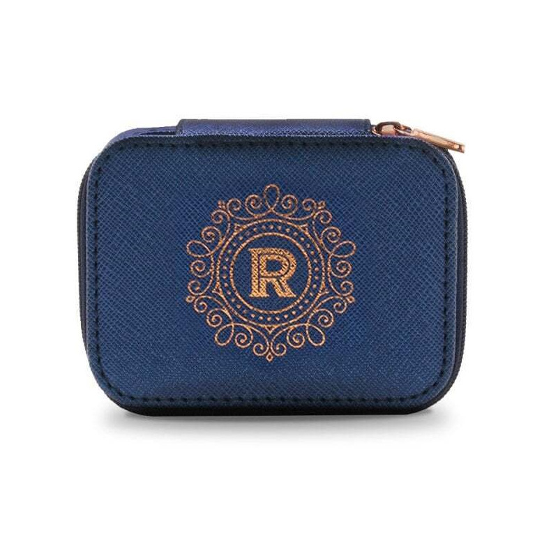 Travel Jewellery Boxes Case Alphabet Initial Ring & Earring Storage Name Letter Gift - R