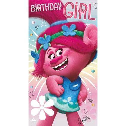 Click to view product details and reviews for Trolls Birthday Girl Card.