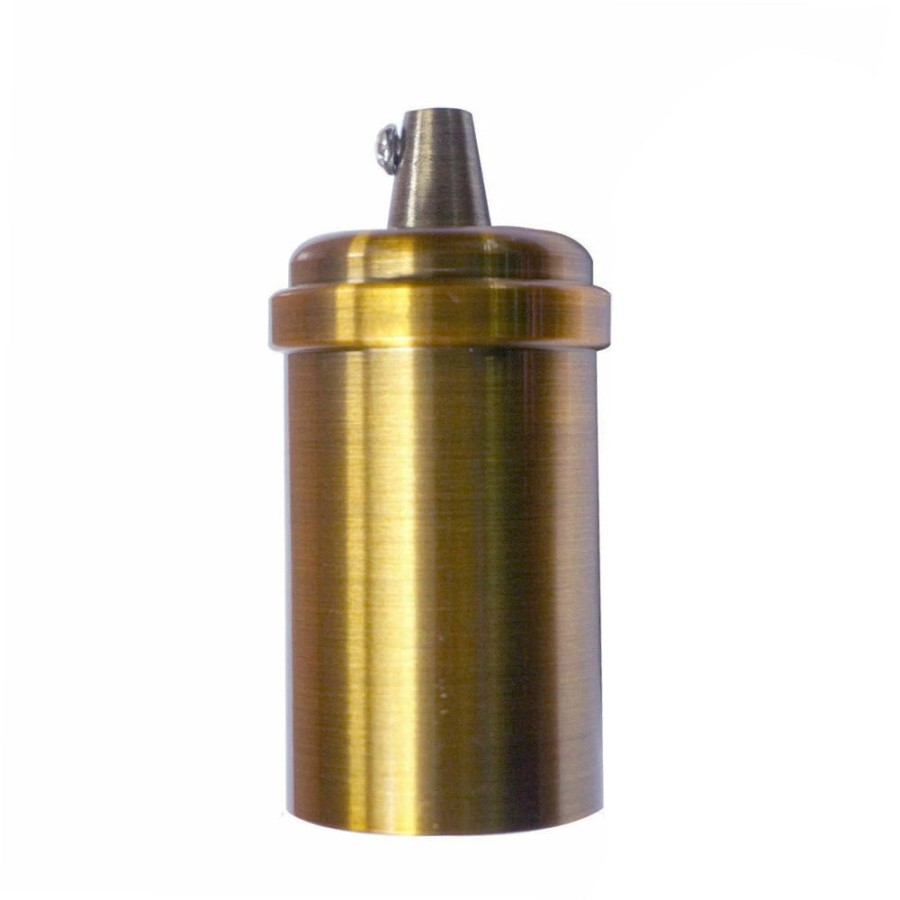 Ledsone Tube Holder Yellow Brass Edison E27 Lamp Holder~2740