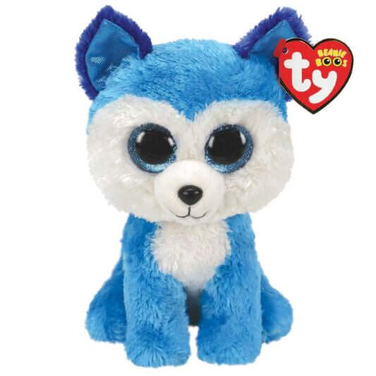 Click to view product details and reviews for Ty Beanie Boo Prince Blue Husky Puppy.