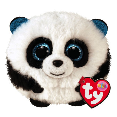 Ty Puffies - Bamboo - Black and White Panda