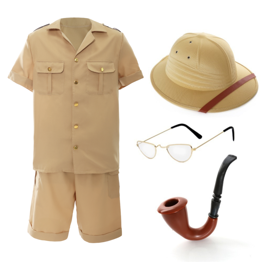 Click to view product details and reviews for Adults Safari Explorer Costume With Pith Hat Large.