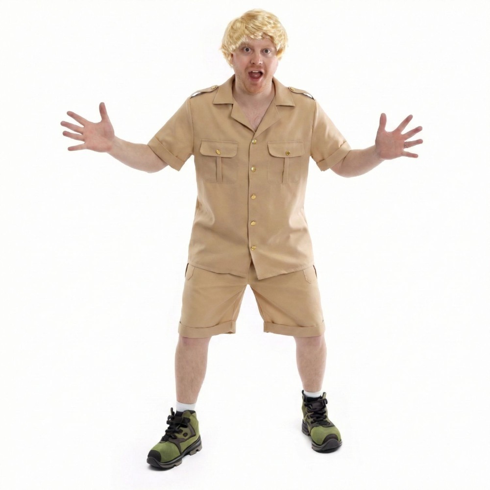 Click to view product details and reviews for Australian Crocodile Keeper Costume For Adults Large.