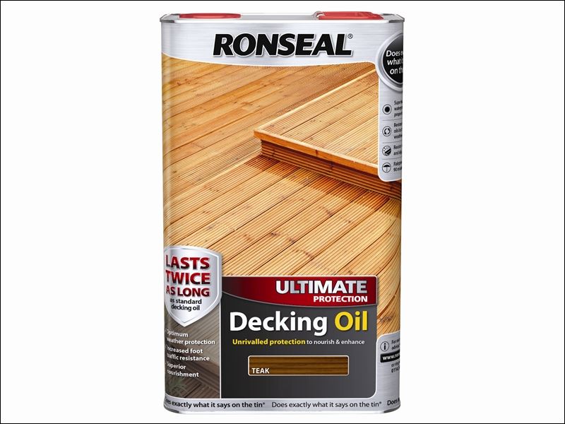 Ultimate Protection Decking Oil Teak 5 Litre RSL... Cazaar