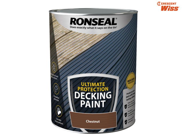 Ultimate Protection Decking Paint Chestnut 5 litre - RSLDPCH5L