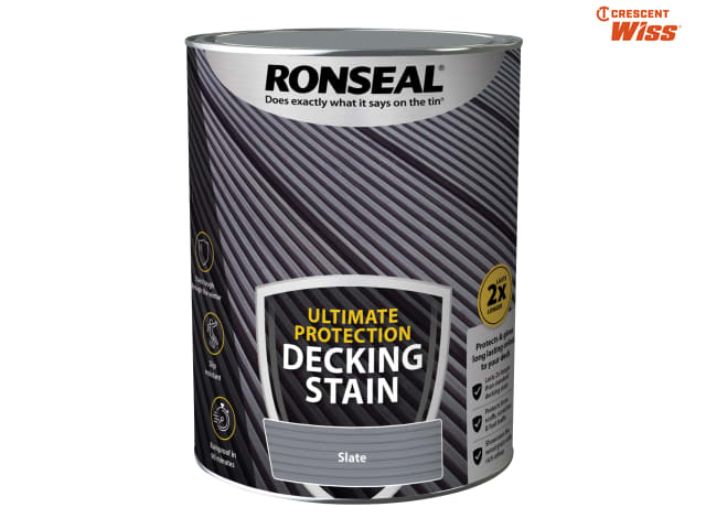 Ultimate Protection Decking Stain Slate 5 litre - RSLNUDSSL5L