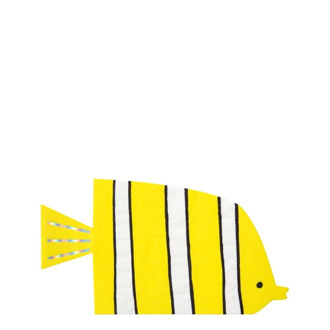 Click to view product details and reviews for Under The Sea Fish Napkins Pack Of 16.