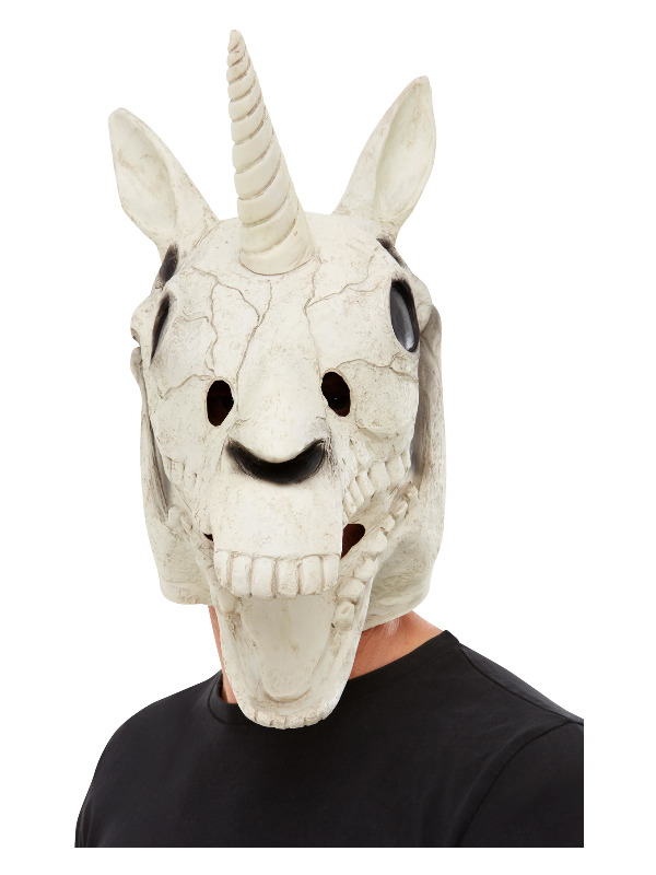 Click to view product details and reviews for Unicorn Skull Latex Mask.