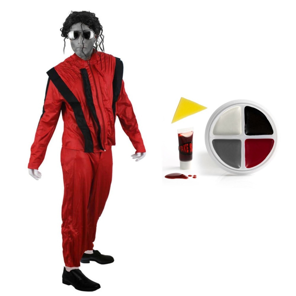 Click to view product details and reviews for Adults Standard Zombie King Of Pop Costume Xlarge.