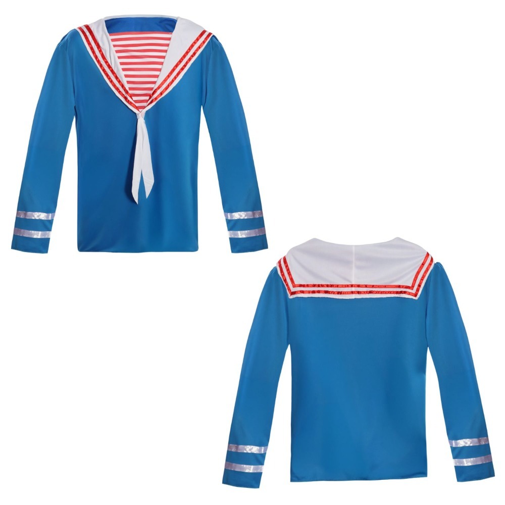 Adults Sailor Costume | 2 Pcs | Top & Hat