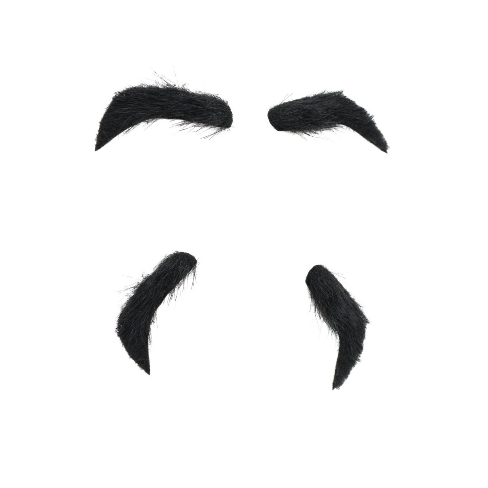 Adults Pub Thug Dreamer Costume | 7 Pcs | Tunic, Boot Covers, Bald Cap, Eyebrows, Tash, Axe & Hook Hand
