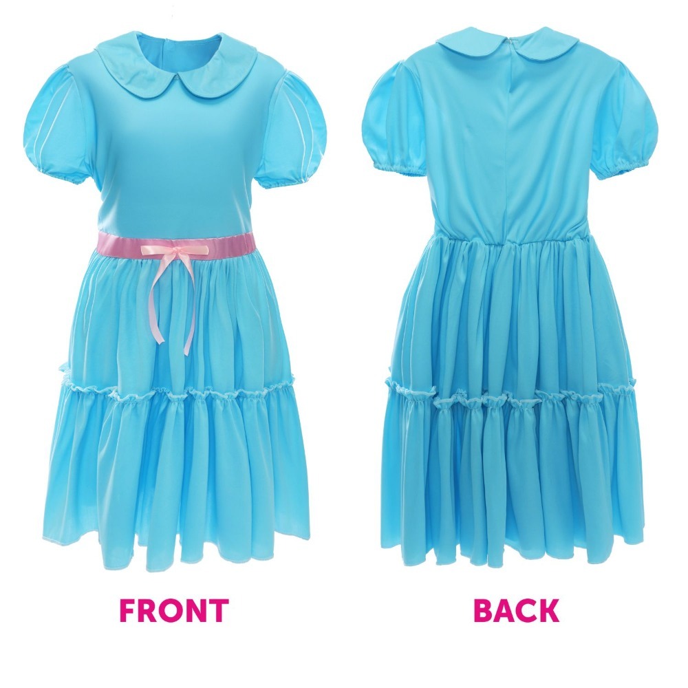 Ladies Shining Sister Duo Costume | 8 Pcs | Dress, Tights, Axe & Face Paint