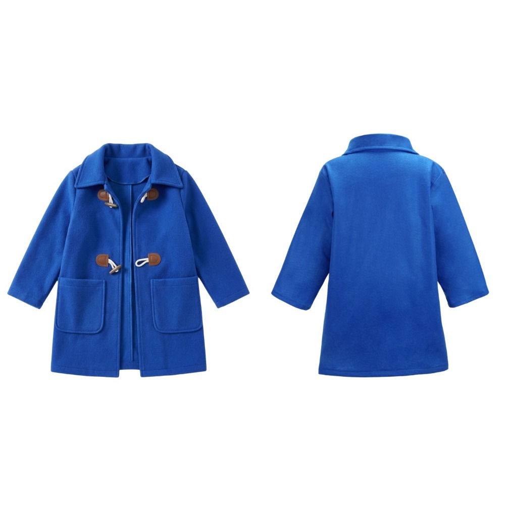 Kids Mischievous Rabbit Costume | 4 Pcs | Blue Jacket, Ears, Tail & Grey Face Paint