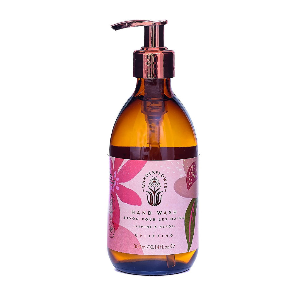 Uplifting Hand Wash Jasmine & Neroli Fragranced Cruelty Free 300ml Wanderflower