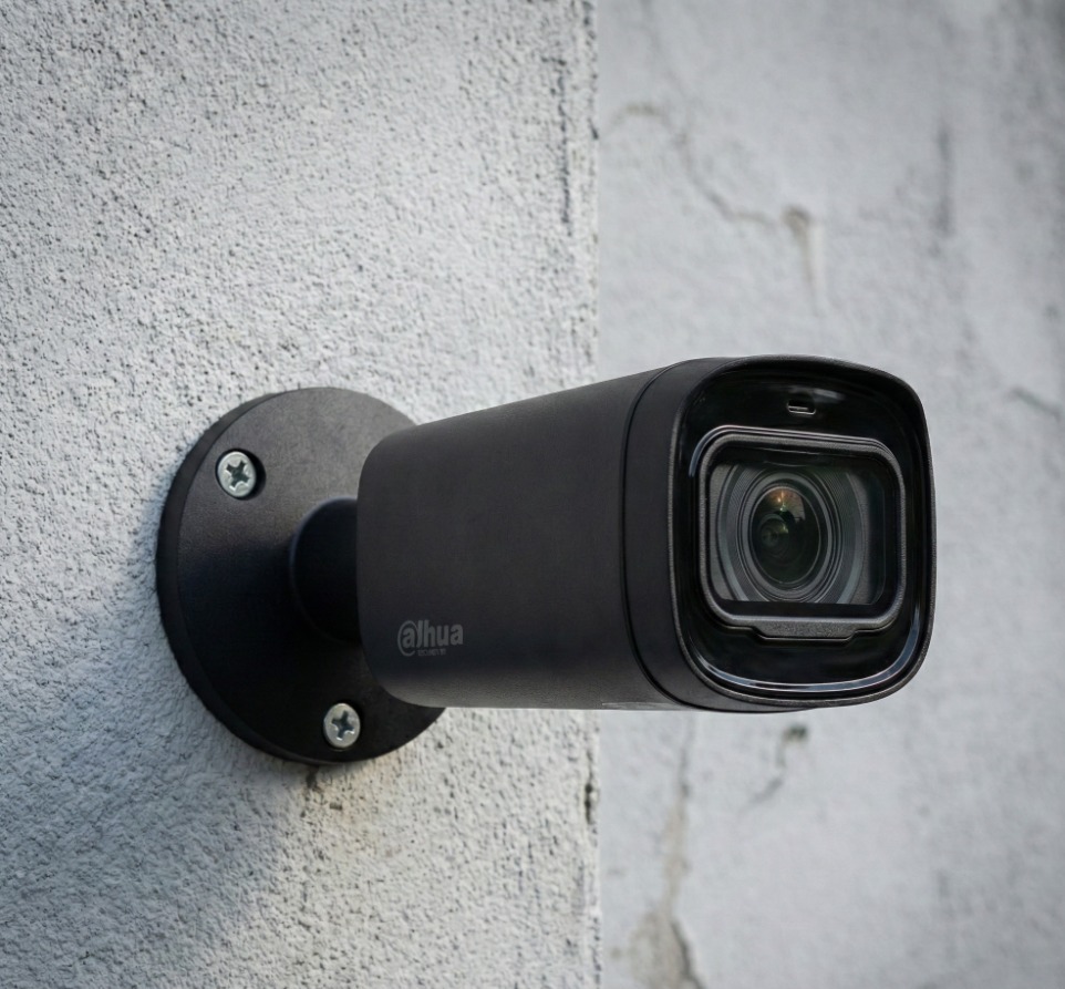 Dahua HAC-HFW1500RP-Z-IRE6-POC-BLK 5MP Motorized Varifocal HDCVI IR Bullet Camera with PoC