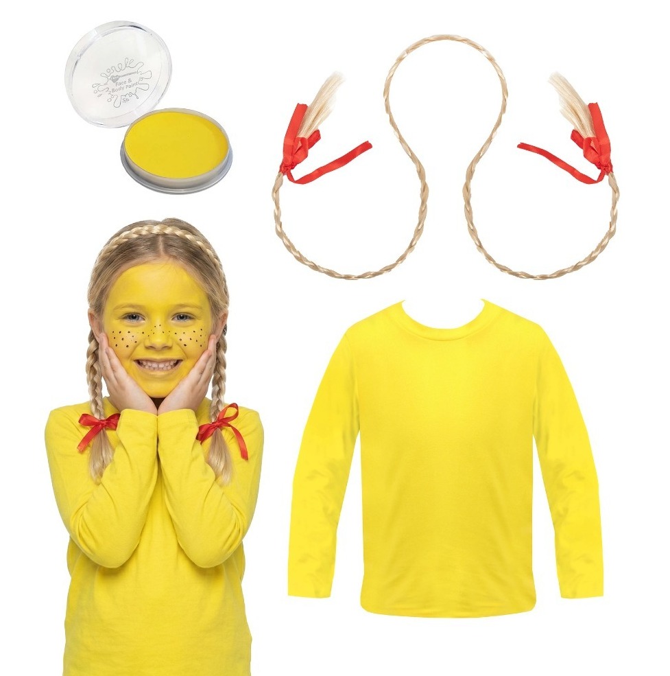 Click to view product details and reviews for Girls Sunshine Costume 3 Pcs T Shirt Plaits Face Paint Large. Click to view product details and reviews for Girls Sunshine Costume 3 Pcs T Shirt Plaits Face Paint Large.