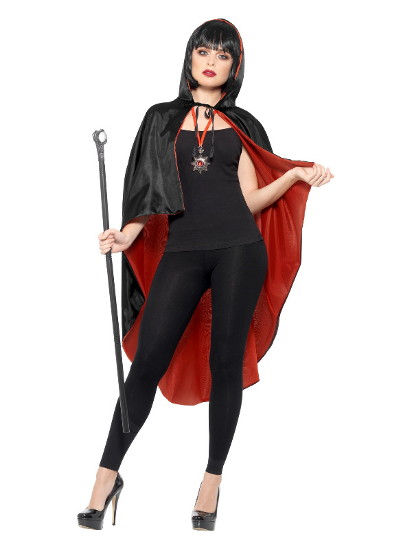 Click to view product details and reviews for Vampire Kit With Reversible Cape For Fancy Dress.