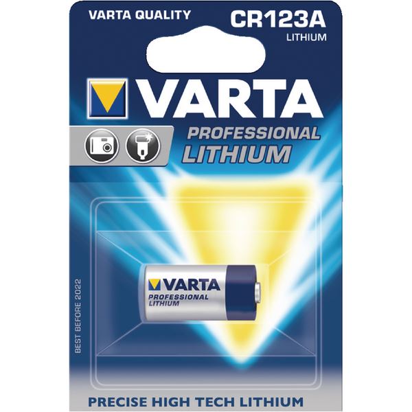 Varta Pro CR123A Lithium Battery - VR53728