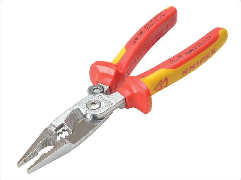Click to view product details and reviews for Vde Multifunctional Installation Pliers With Opening Spring 200mm Kpx1396200. Click to view product details and reviews for Vde Multifunctional Installation Pliers With Opening Spring 200mm Kpx1396200.