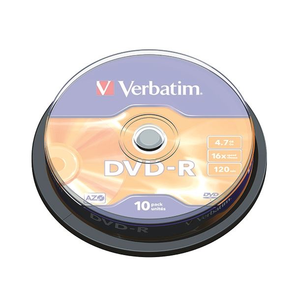 Verbatim Dvd-R 16X Branded Silver - VM35235