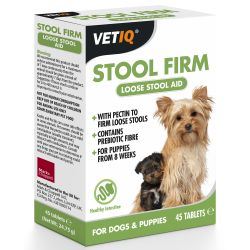 Click to view product details and reviews for Vetiq Stool Firm Tablets 45s 121162.