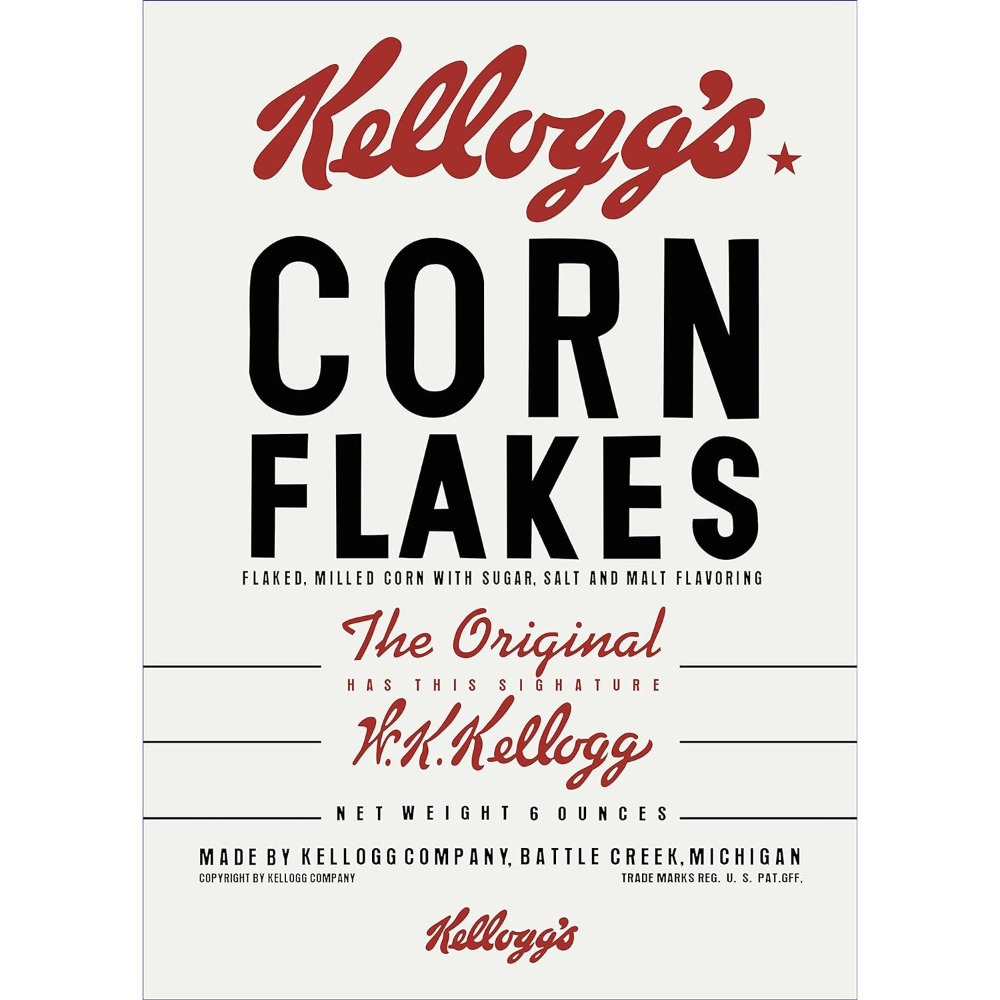 Dexam - Vintage Kelloggs Cornflakes Cockerel Tea Towel main image 0