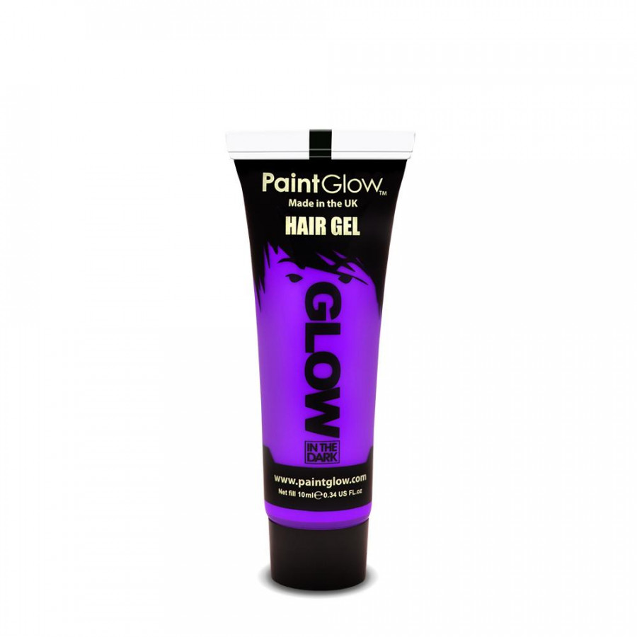 Click to view product details and reviews for Violet Glow In The Dark Hair Gel.