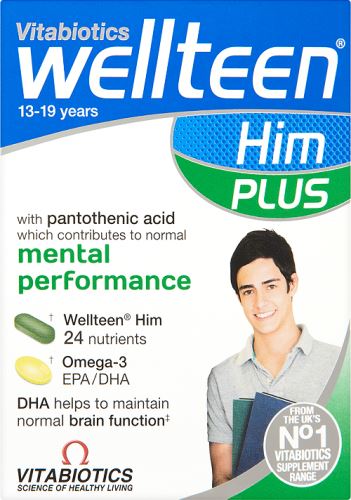 Click to view product details and reviews for Vitabtiotics Wellteen Him Plus Tablets 56s 88898.