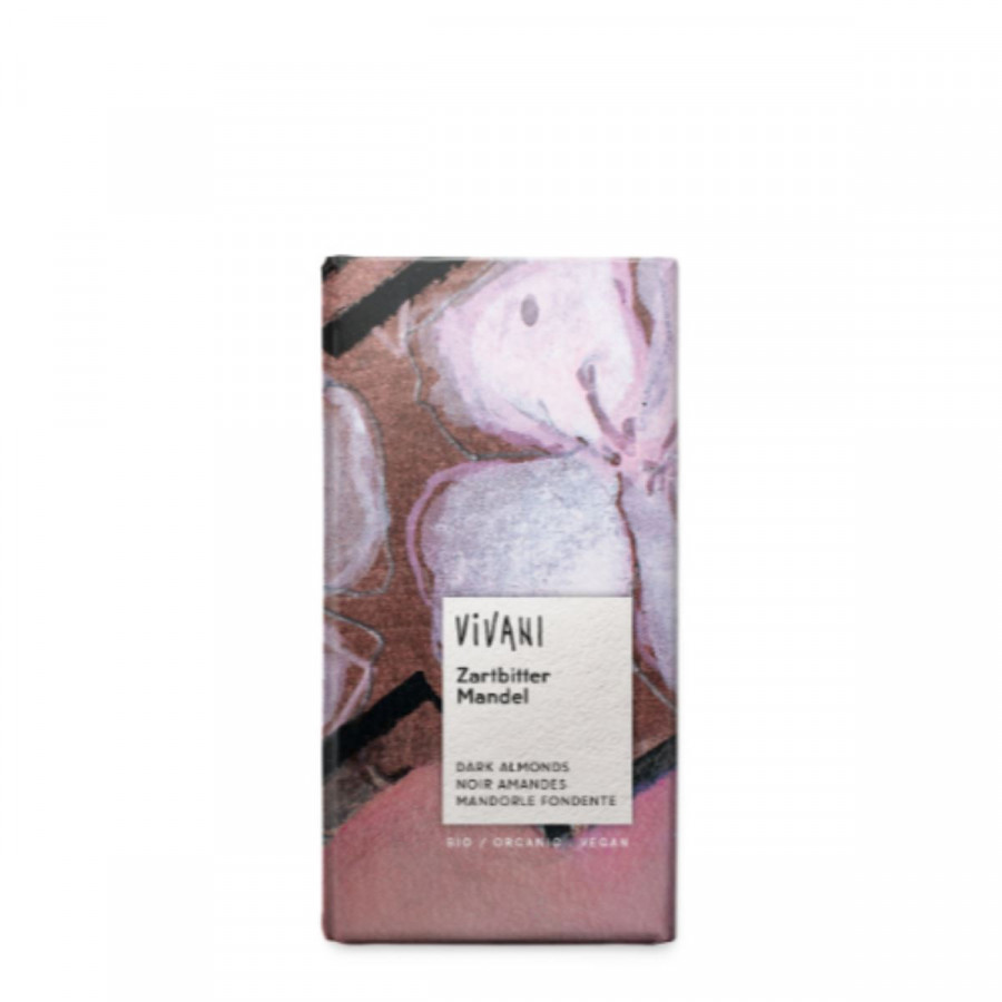 Click to view product details and reviews for Vivani Dark Almonds Chocolate 100g X 10 93558.