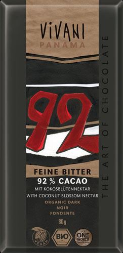 Click to view product details and reviews for Vivani Dark Chocolate 92 Cocoa 80g X 10 74750.