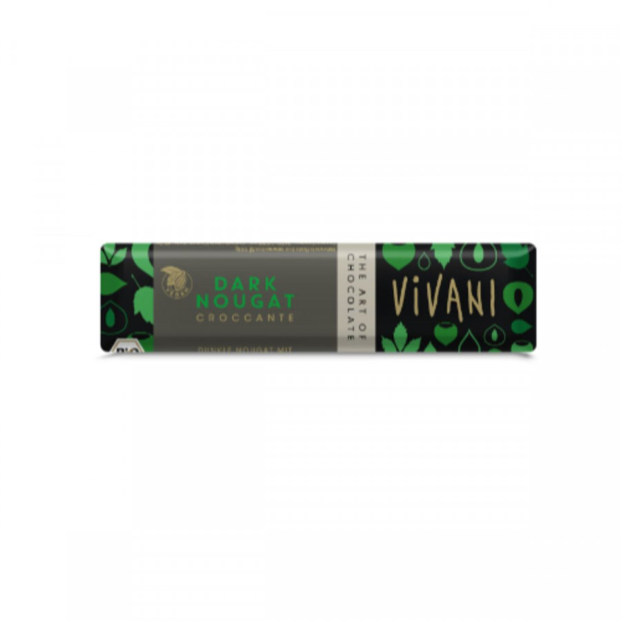 Click to view product details and reviews for Vivani Dark Nougat Croccante Chocolate 35g X 18 93773.