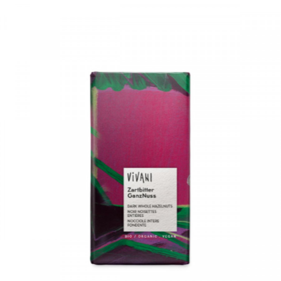 Click to view product details and reviews for Vivani Dark Whole Hazelnut Chocolate 100g X 10 93559.