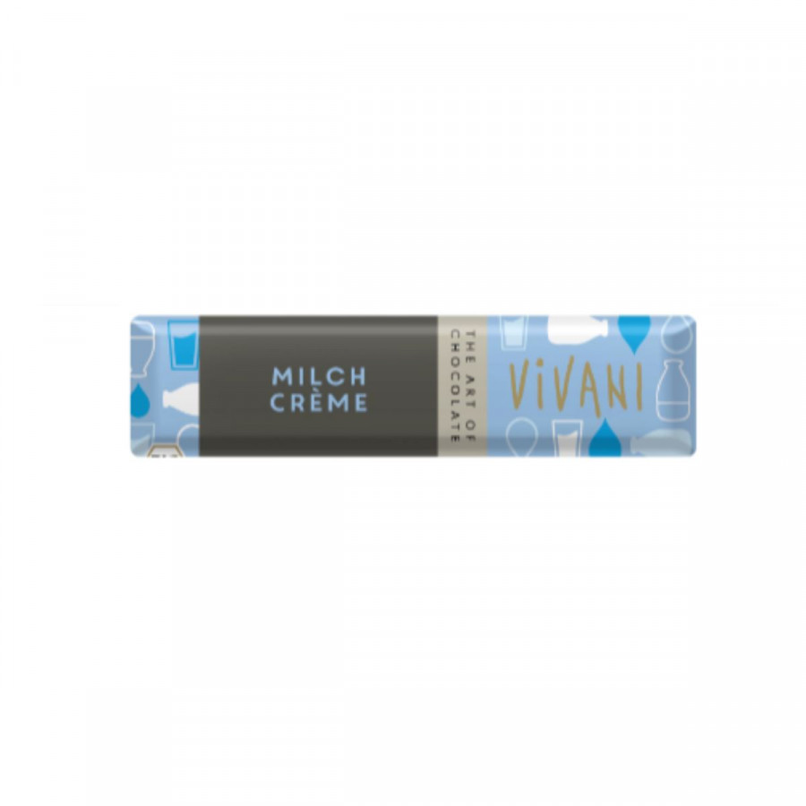 Click to view product details and reviews for Vivani Milky Creme Chocolate Bar 40g X 18 85084.