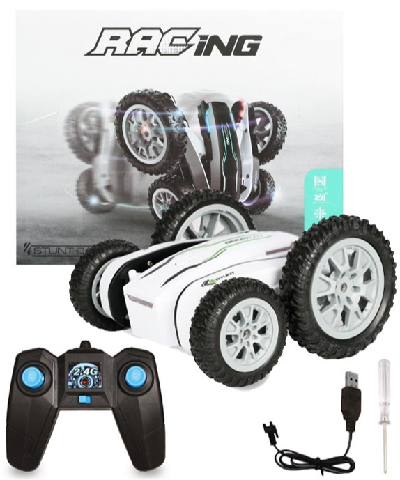 Kids Stunt Car Remote Control 360° Rechargeable RC Toy – Perfect Christmas Gift Present