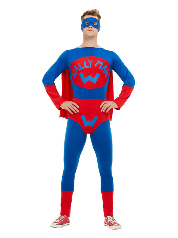 Click to view product details and reviews for Wallyman Costume With Jumpsuit Cape Large.