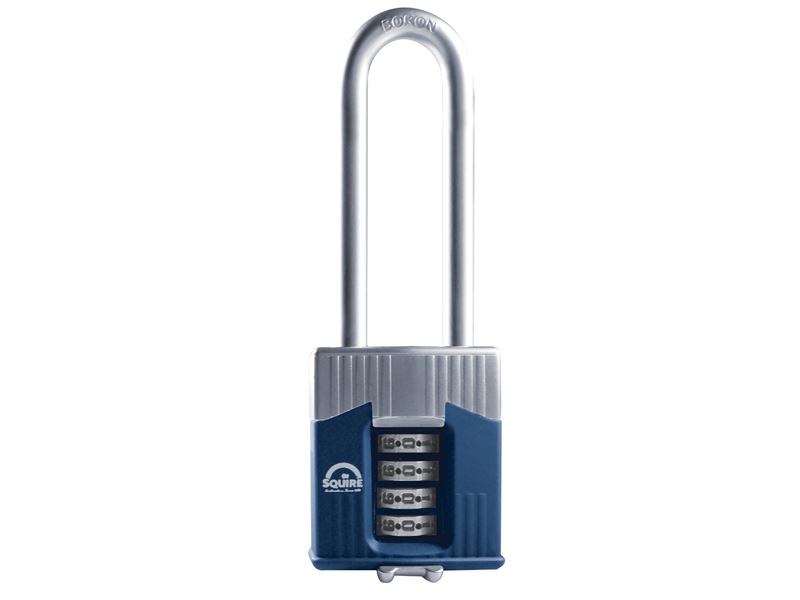 Click to view product details and reviews for Warrior High Security Long Shackle Combination Padlock 45mm Hsqwc45ls.
