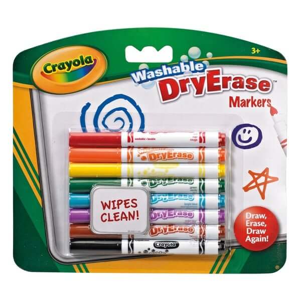 Washable Dry Eraser Marker Pens