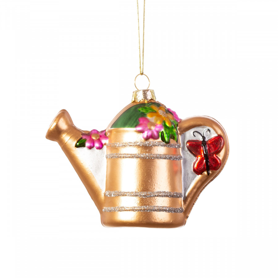 Click to view product details and reviews for Watering Can Shaped Bauble Hanging Decoration.