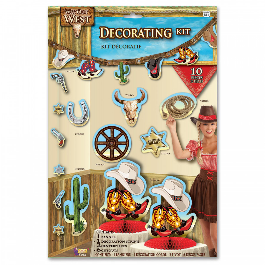 Click to view product details and reviews for Way Out West Room Decoration Kit.