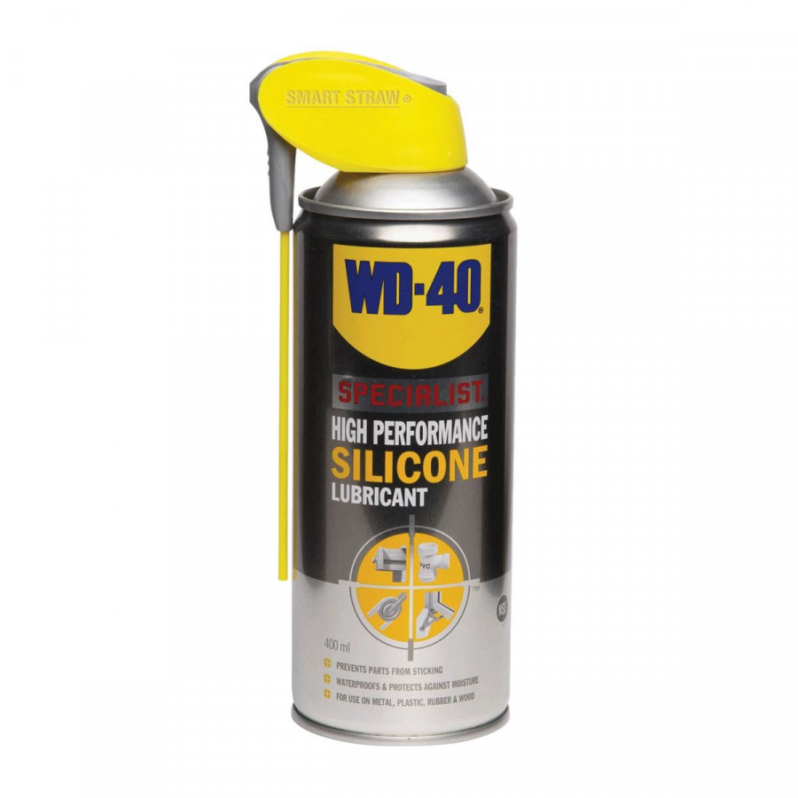 WD-40 SPECIALIST HIGH PERFORMANCE SILICONE LUBRICANT 400ML AEROSOL:  400ML - WD40SSIL400
