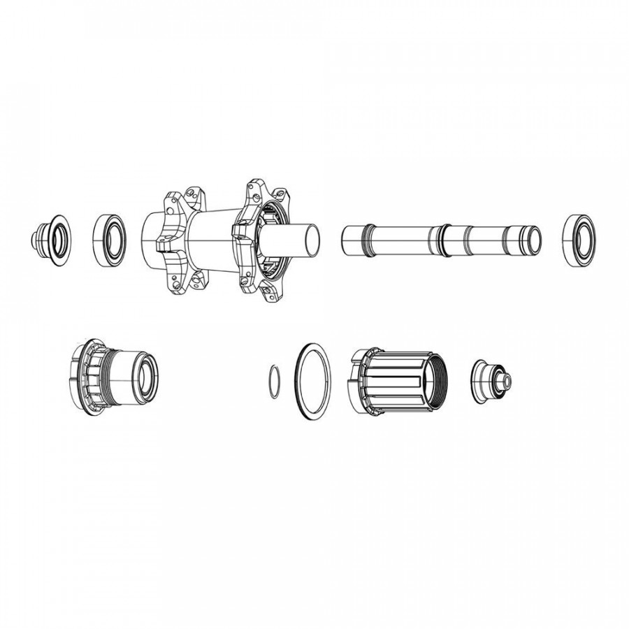 Click to view product details and reviews for Wheel Axle Rear Zipp Zr1 Discbrake Axle Including Bearing Ds And Wave Spring Zsp8064013.