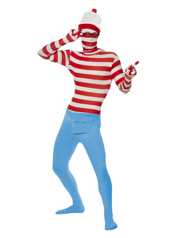 Click to view product details and reviews for Wheres Wally Second Skin Costume.