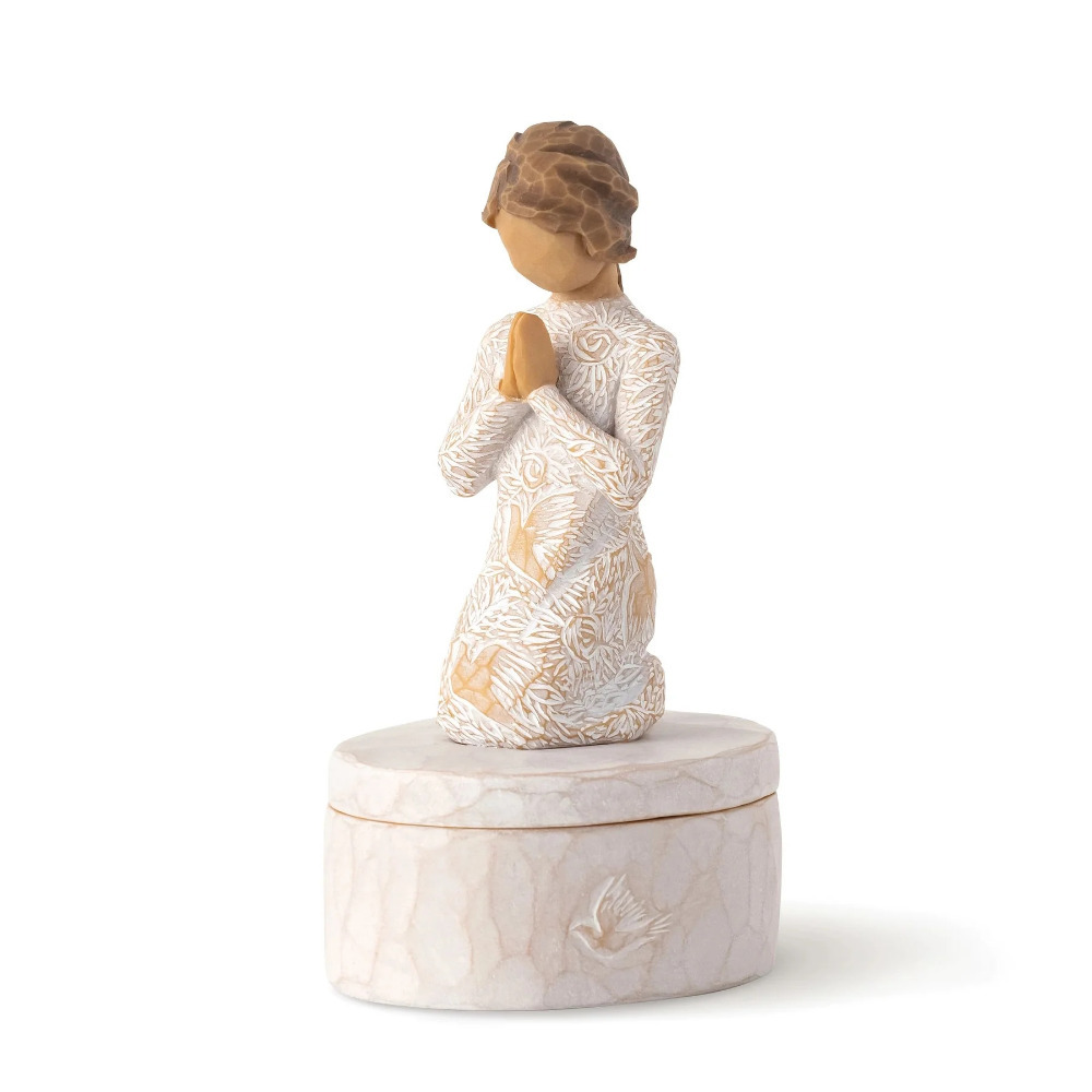 Willow Tree Prayer of Peace Keepsake Decorative Girl/Woman Figurine with Box
