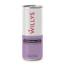 Click to view product details and reviews for Willys Sparkling Blackcurrant Kombucha Acv Drink 250ml X 12 97376.